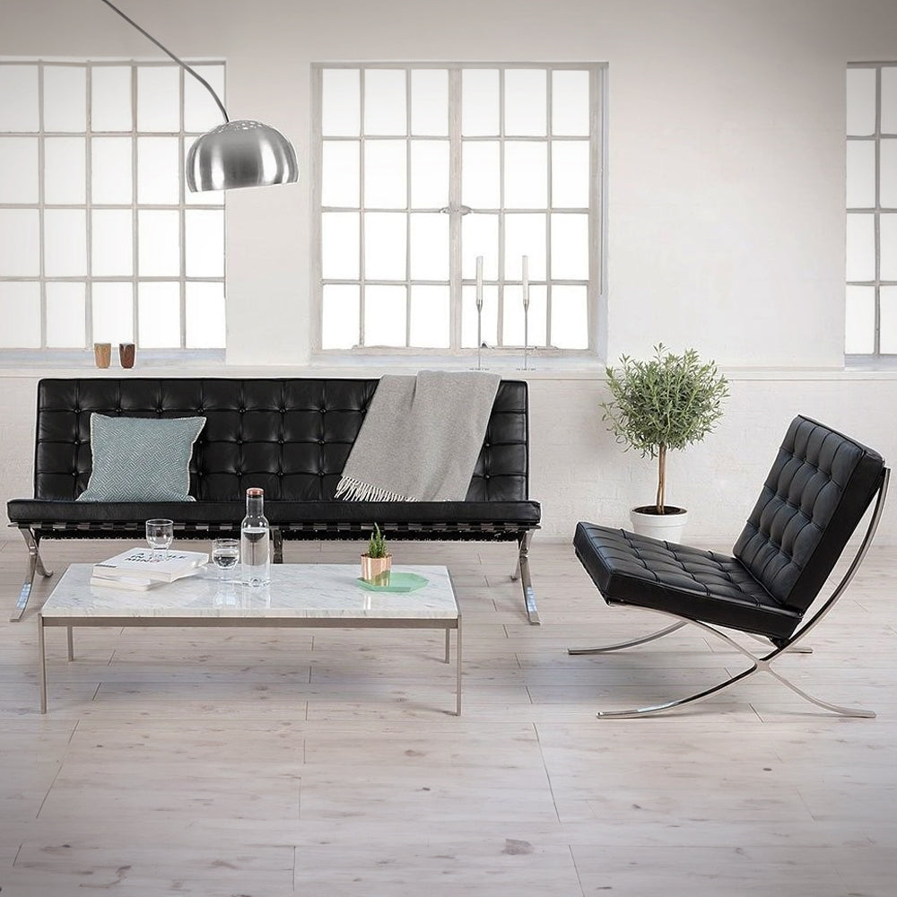 Sillón Barcelona Doble en Cuero